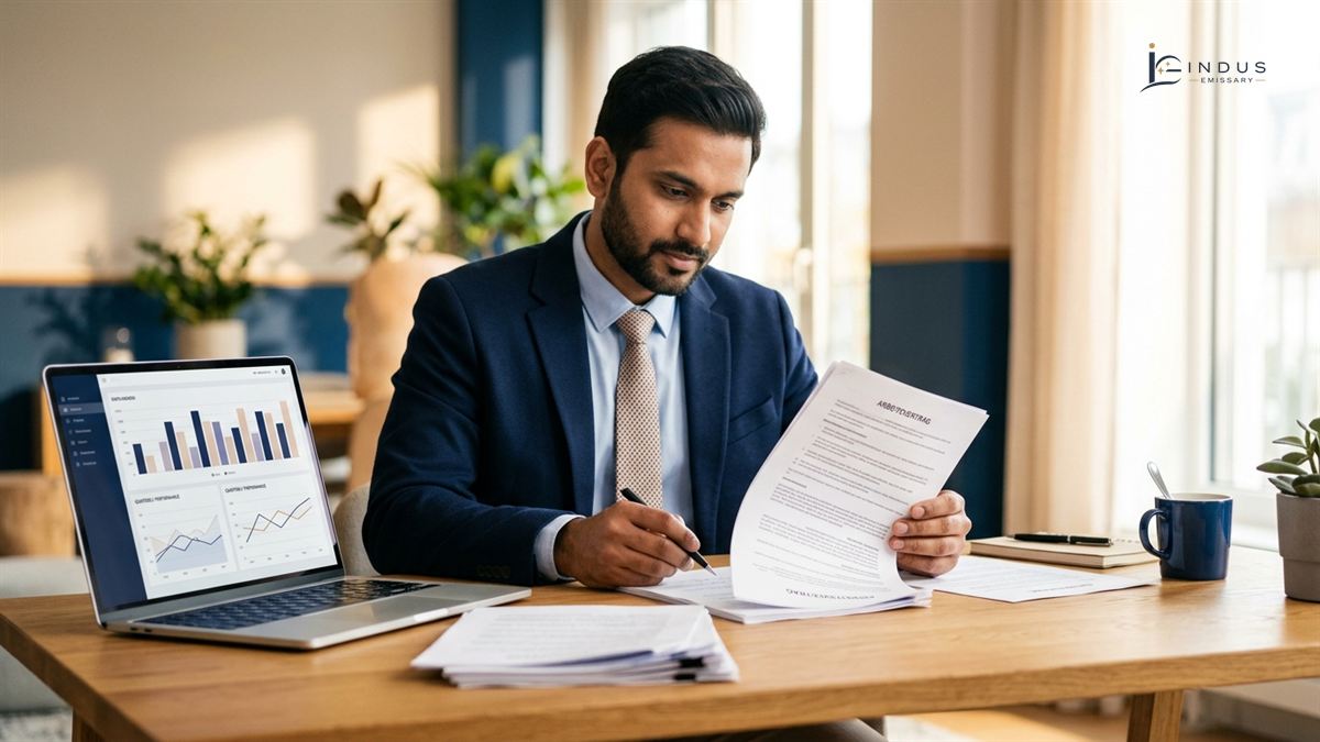 Indian candidate verifying German Ausbildung contract and official employer registration details