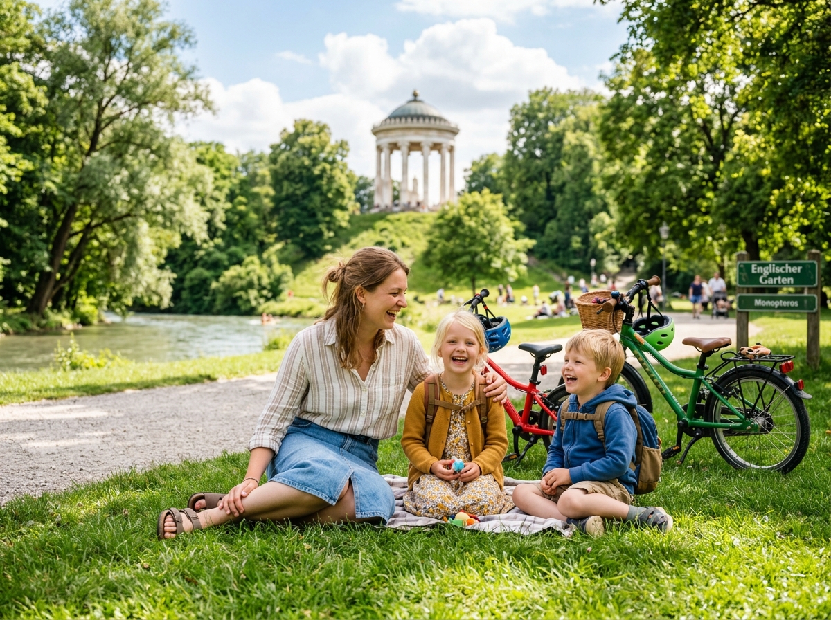 Au-Pair Betreuung für Gastfamilien im Englischen Garten München und Oberbayern